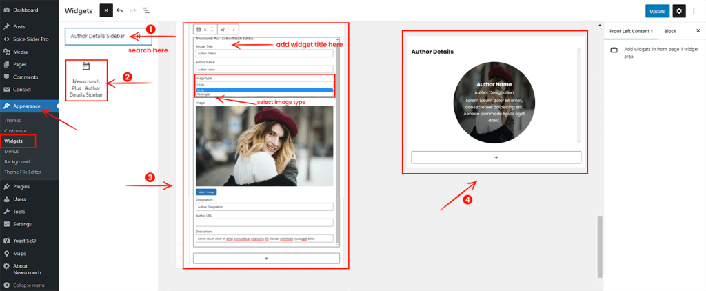 Widgets – Spicethemes Help Center