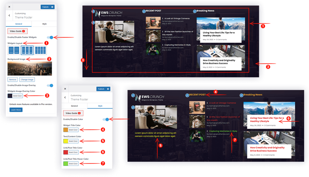 Theme Footer – Spicethemes Help Center